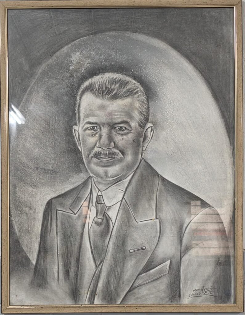 Desenho original preservado e cedido gentilmente pelo Gestor Diogo Barros, da Escola de Referência em Ensino Médio (EREM) Olinto Victor.